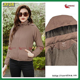 Áo Khoác Gió Nữ 2 Lớp Lót Lông Cừu Cao Cấp Siêu Nhẹ, Siêu Ấm