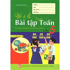 Vở Ô Li Bài Tập Toán Lớp 5 - Quyển 1 - HA 