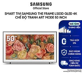 Smart Tivi Samsung The Frame LS03D QLED 4K Chế độ tranh Art Mode - Hàng chính hãng