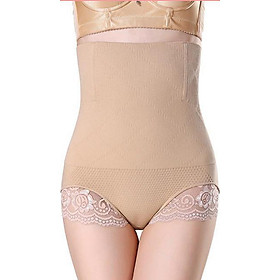 QUẦN GEN NỊT BỤNG VIỀN REN VÁY CẠP CAO CHỐNG CUỘN