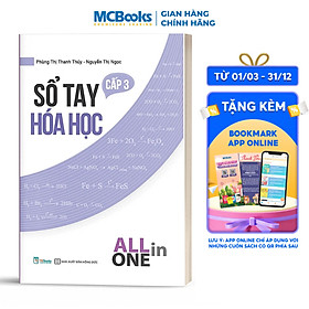 Hình ảnh Sách - Sổ tay hóa học cấp 3 - All in one