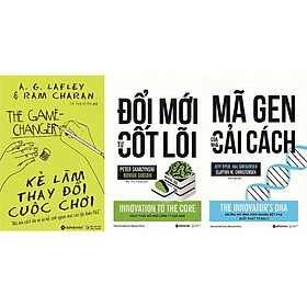 Combo Bài Học Về Cách Tân Trong Quản Trị Doanh Nghiệp Để Chiến Thắng Trong Mọi Cuộc Chơi (Kẻ Làm Thay Đổi Cuộc Chơi + Đổi Mới Từ Cốt Lõi + Mã Gen Của Nhà Cải Cách) Tặng Cây Viết Galaxy