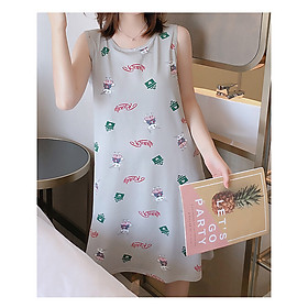 Đầm bầu hè thu sát nách họa tiết ngộ nghĩnh PJMB372