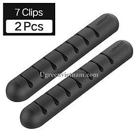Mua Ugreen 50320 Màu Đen Gá đỡ kẹp dây sạc cao su 7 Khe LP114 - Hàng chính hãng