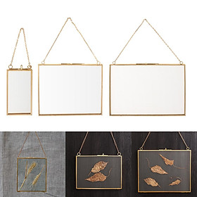 3Pcs Creative Hanging Photo Frame W/ Hook+Chain For Sample Display Ornaments