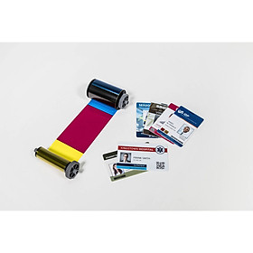 Mua Ruy băng mực màu YMCKO máy in thẻ nhựa SOLID 310/510 series - 250 lần in/cuộn - In được 125 thẻ in màu 2 mặt - Màu in sắc nét - Công nghệ thẩm thấu thăng hoa cao cấp - Hàng chính hãng
