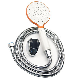 Mua Bộ tay dây sen 1 chế độ EUROLIFE EL-107SH (Trắng - Cam)