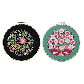 Embroidery Hoop Kids Adult Cross Stitch Threads
