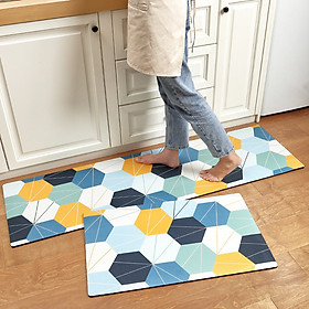 Mua Thảm Nhà Bếp PU Cao Cấp ( Bộ 2 Thảm ) 45x75 và 45x150CM  Thảm Trang Trí Có Khả Năng Chịu Nước  Chống Trơn Trượt  Dể Vệ Sinh