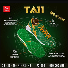 [ đủ 5 màu ] GIÀY ĐÁ BÓNG SÂN CỎ NHÂN TẠO TUẤN ANH KAMITO TA11-AS