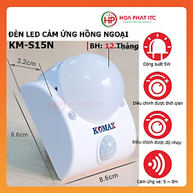 Mua Đèn LED cảm ứng hồng ngoại Komax KM-S15N