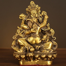 Mua TƯỢNG HỒNG THẦN TÀI - XÍCH THẦN TÀI BẰNG ĐỒNG CAO 15cm ĐỘ NGƯỜI TUỔI TỴ   NGỌ