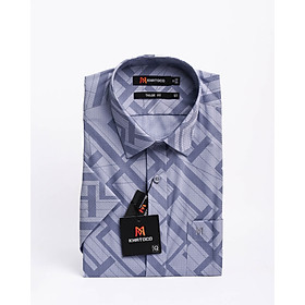 Áo sơ mi nam Khatoco tay ngắn