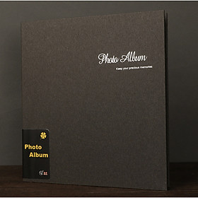 Album ảnh dính bìa da lộn cao cấp 27x29cm