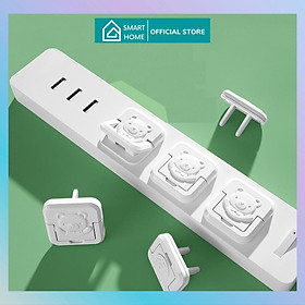 Mua Nút Che Ổ Điện Có Khóa Chốt An Toàn  Bịt Ổ Điện 2-3 Chân An Toàn Cho Bé