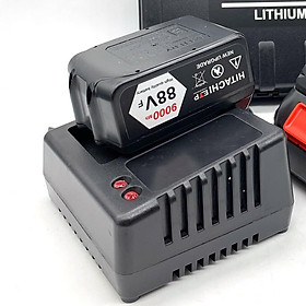 Mua Máy Siết Bulong HITACHI 88V - KÈM 5 Đầu Khẩu - Không Chổi Than Đầu rỗng Bắt vít Khoan - Pin 10 Cell - 100% Lõi Đồng