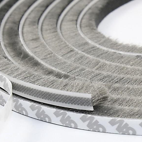 Mua 2 Mét-Ron Sợi Lông Dán Khe Hở Khung Cửa Ngăn Bụi Côn Trùng-Gioăng dán cửa sợi lông - DOORSEAL (Vietnam)
