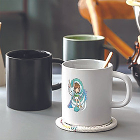 Cốc sứ IN HÌNH Spirited Away - Vùng Đất Linh Hồn anime chibi