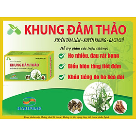 Viên uống KHUNG ĐẢM THẢO Hộp 30 viên - Xuyên tâm liên - Xuyên Khung