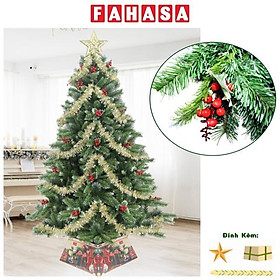 Mua Cây Thông Noel 3 Loại Lá Gắn Trái Đỏ180 cm - Chaang Chiia LP-3LLQC-6R