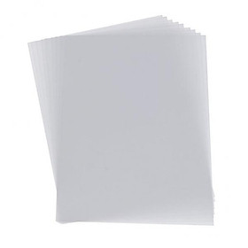 6x10 Half Transparent Shrink Film Sheets Shrinkable Paper Craft Fine Polish