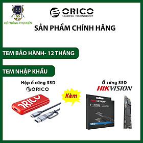 Mua Ổ cứng di động Orico CPM2C3 + SSD Hikvision 128G Hàng Chính Hãng