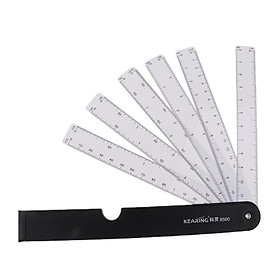 Foldable Fan Reduction Scale Ruler with 6  for Engineering Architects
