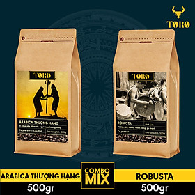 Combo Cà Phê Bột TORO ARABICA và ROBUSTA