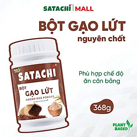 Bột Gạo Lứt Nguyên Chất SATACHI – 100% gạo lứt tự nhiên, không đường – Hộp 368g