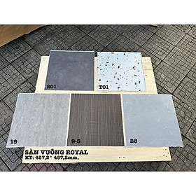 Mua Sàn nhựa bóc dán mẫu ô vuông