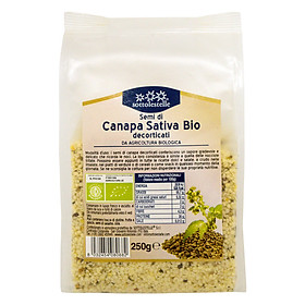 Hình ảnh Hạt gai dầu hữu cơ tách vỏ Sottolestelle 250g Organic Hemp Seeds