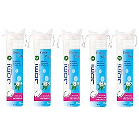 Combo 5 Bông Tẩy Trang Jomi (80 Miếng/Túi)
