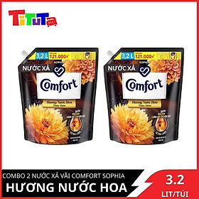 Hình ảnh COMBO 2 túi Nước xả vải Comfort Nước hoa Sophia 3.2LX2