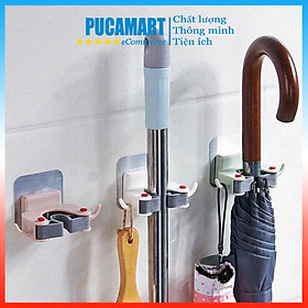 Mua Móc Kẹp Cây Lâu Nhà  Kẹp Chổi  Kẹp Dụng Cụ Nhà Bếp Có Móc 2 Bên Thông Minh - PucaMart