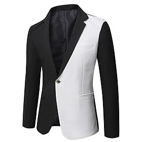 Áo Vest nam, áo vest phối 2 màu đen trắng cho các chàng trai thích sự khác biệt không kém phần sang trọng tinh tế N42