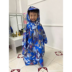 Áo mưa bít trẻ em  cho bé trai vá bé gái từ  1 -  10 tuổi ,  áo mưa trùm toàn thân ,  vải dù chống thấm , họa tiết hoạt hình xinh xắn kèm túi đựng dễ thương , giao màu ngẫu nhiên