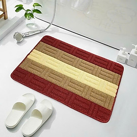 Mua Thảm Trải Sàn Mặt Len Chùi Chân Khô  Chống Trượt Hình Chữ Nhật 40x60cm - HÀNG CHÍNH HÃNG MINIIN