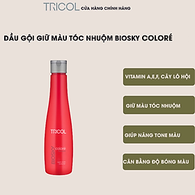 Dầu gội giữ màu cho tóc nhuộm Italia Tricol Biosky Coloré