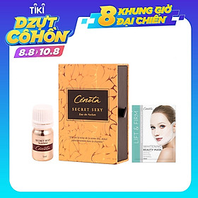 Nước hoa vùng kín Cenota 5ml TẶNG KÈM Mặt Nạ Dưỡng Trắng Da Nâng Cơ Cenota