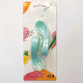 Thìa tập xúc, set thìa dĩa tập xúc cho bé tập ăn