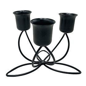 Metal Candle Holder，4 Wicks Metal Candle Holders Candelabra for Taper Candle,Candlesticks, Table Centerpiece Elegant Decoration Piece for Home Wedding
