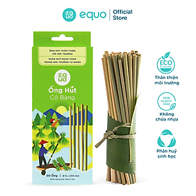 Mua Ống hút cỏ bàng tự nhiên phân hủy 30 ngày  (50 ống)