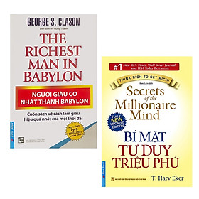Combo Bài Học Kinh Nghiệm Làm Giàu Từ Người Thành Công: Bí Mật Tư Duy Triệu Phú  + Người Giàu Có Nhất Thành Babylon / Sách Kinh Tế (Tặng Kèm Bookmark Happy Life)