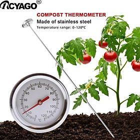 Mua Nhiệt Kế Đất  Máy Đo Nhiệt Độ Phân Bón  Đầu Dò Dài 50mm thang đo10-100 ℃ Giá Rẻ