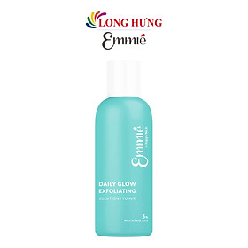 Dung dịch cân bằng da và tẩy tế bào chết Emmié Daily Glow Exfoliating Solutions Toner 5% PHA/NANO AHA (50ml/230ml) - Hàng chính hãng