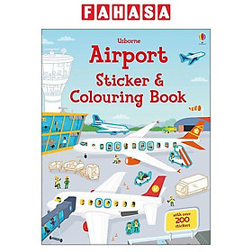 Sách ngoại văn: Airport Sticker And Colouring Book