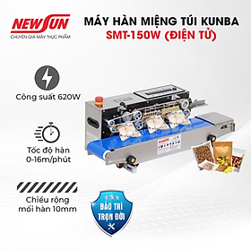 Mua Máy hàn miệng túi Kunba SMT-150W (điện tử) NEWSUN - Hàn nằm in date chìm đa năng - Hàng chính hãng
