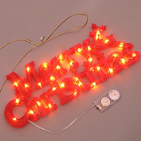 Đèn LED Chữ Merry Christmas Trang Trí Giáng Sinh