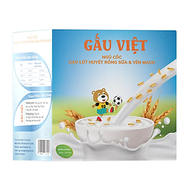 Ngũ cốc Long Giang- Gạo lứt huyết rồng sữa & Hạt Sen