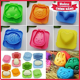 Mua Bộ 6 Khuôn Cơm Modosa Hình Ngỗ Nghĩnh Tạo Sự Tò Mò Cho Bé  - Hàng Chính Hãng